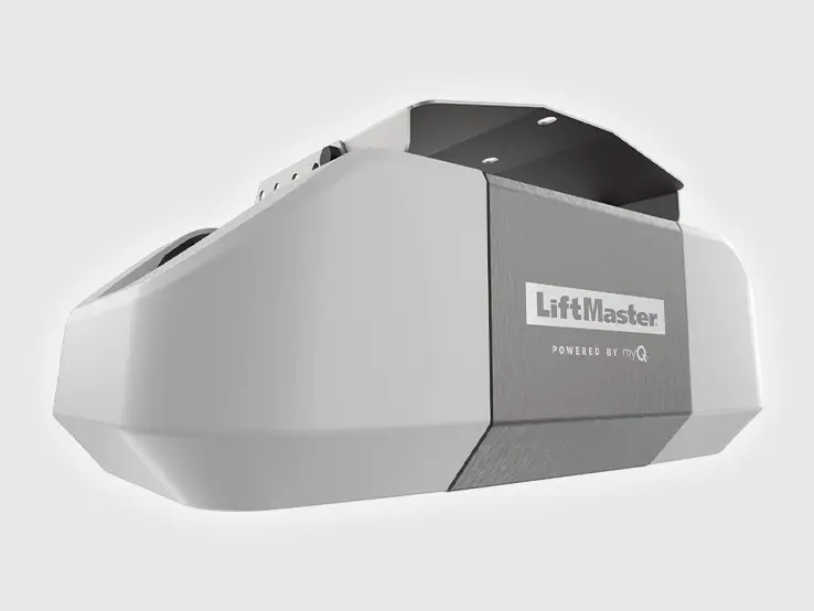 LiftMaster ATSW light-duty trolley door operator, left-side view.