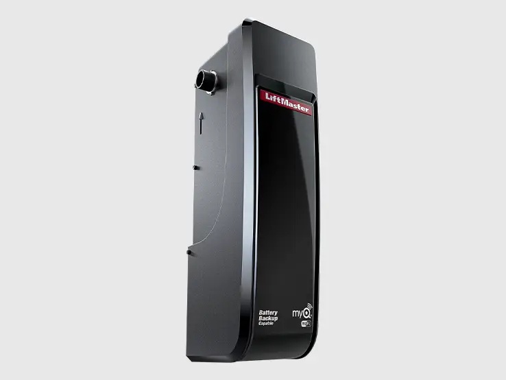 LiftMaster LJ8900W light-duty jackshaft door operator, left-side view.