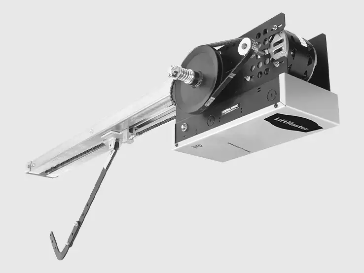 LiftMaster MT medium-duty trolley door operator, product view.