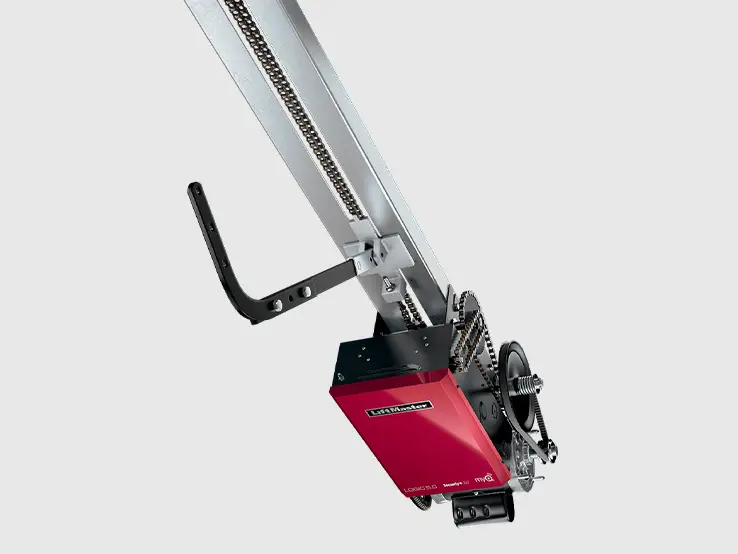 LiftMaster T Logic 5.0 trolley commercial door operator, right-side view.